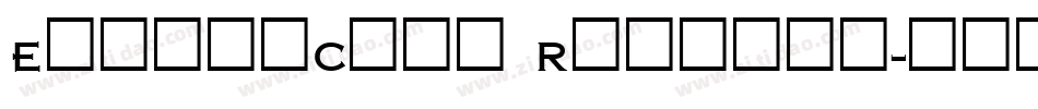 EileenCaps Regular字体转换